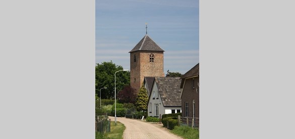 Oude Toren aan de Kerkweg te Afferden. Foto Hans Barten
