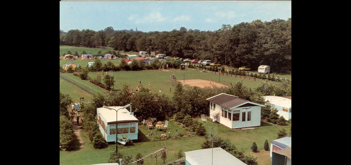 Camping en bungalowpark Ackersate in Voorthuizen aan het eind van de jaren 70. Collectie Gemeentearchief Barneveld
