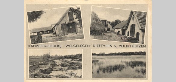 Toerisme in Voorthuizen betekende vroeger vaak kamperen bij de boer. Collectie Gemeentearchief Barneveld