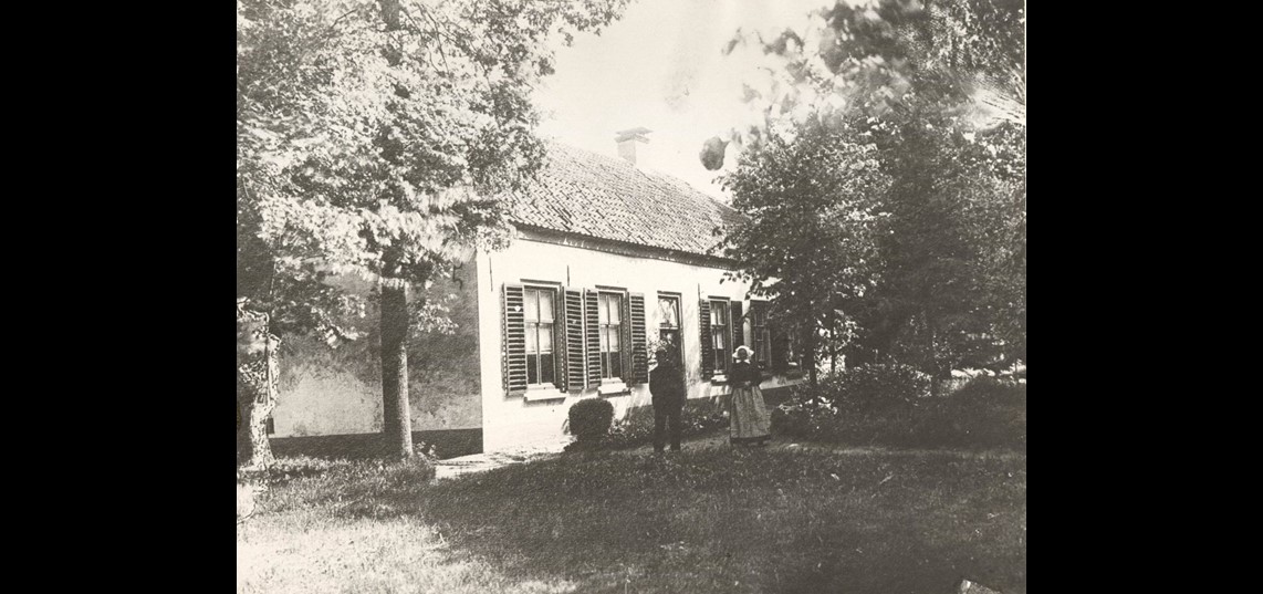 Huize Zandbergen in 1914. Vroeger heette dit het Utrechts Deventers Posthuijs. Collectie Gemeentearchief Barneveld