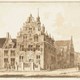 Het stadhuis voor de verbouwing in 1739. Hendrik Spilman, 1757. Bron: Rijksmuseum, Amsterdam
