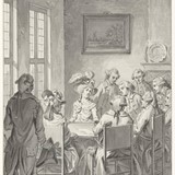 Onderhoud met de prinses te Goejanverwellesluis, Jacobus Buys, 1795. Bron: Rijksmuseum, Amsterdam