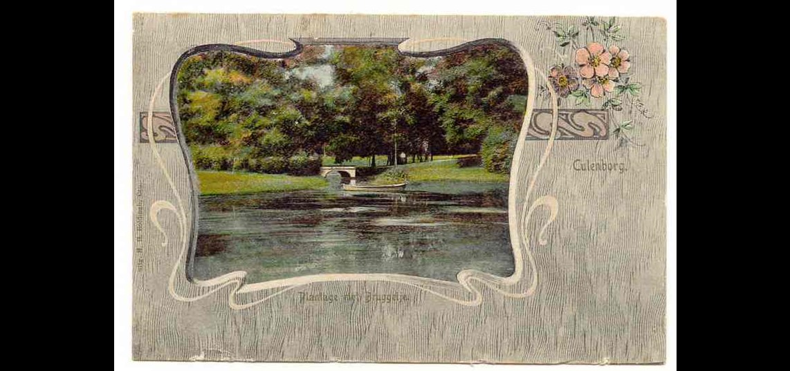 Ansichtkaart van De Plantage rond 1900