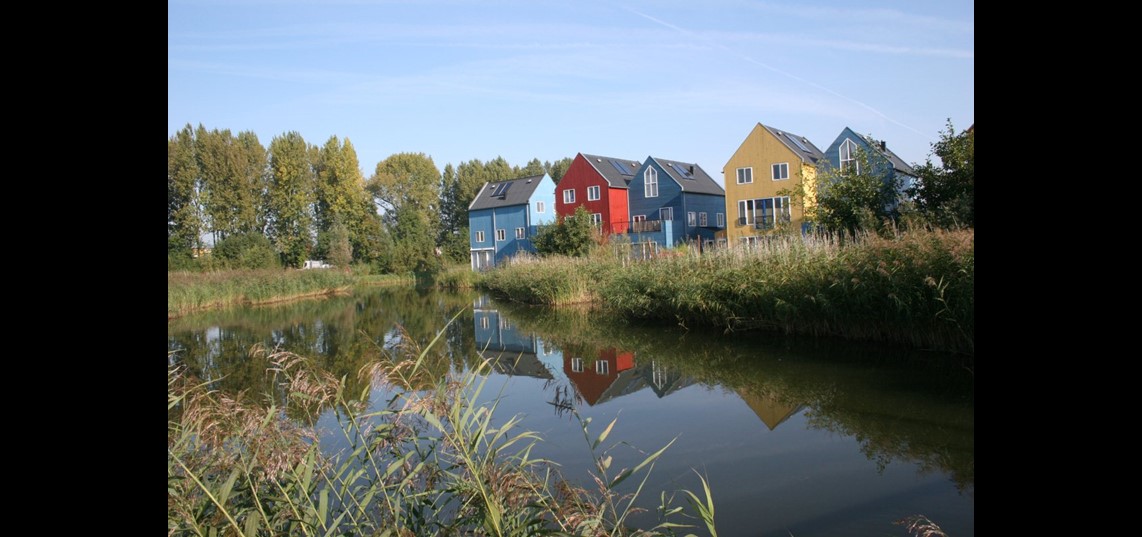 Huizen in de wijk Lanxmeer