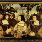 Memorietafel met Elisabeth en haar beide mannen