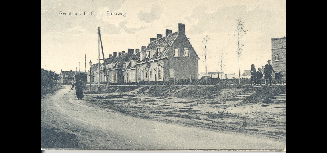 ENKA Woningen voor werknemers ca 1920. Bron: Collectie Gemeentearchief Ede, nr GA17272