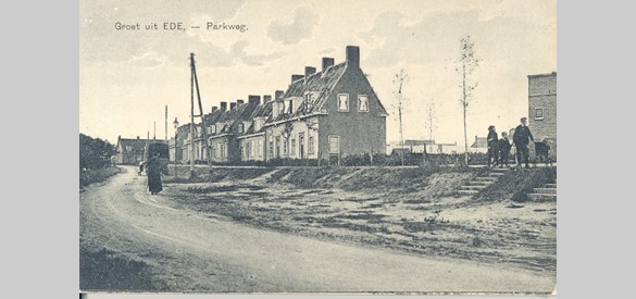 ENKA Woningen voor werknemers ca 1920. Bron: Collectie Gemeentearchief Ede, nr GA17272