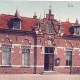 Gemeentehuis aan de Grootestraat (nu Notaris Fisscherstraat). Bron: Collectie Gemeentearchief Ede,nr GA16686