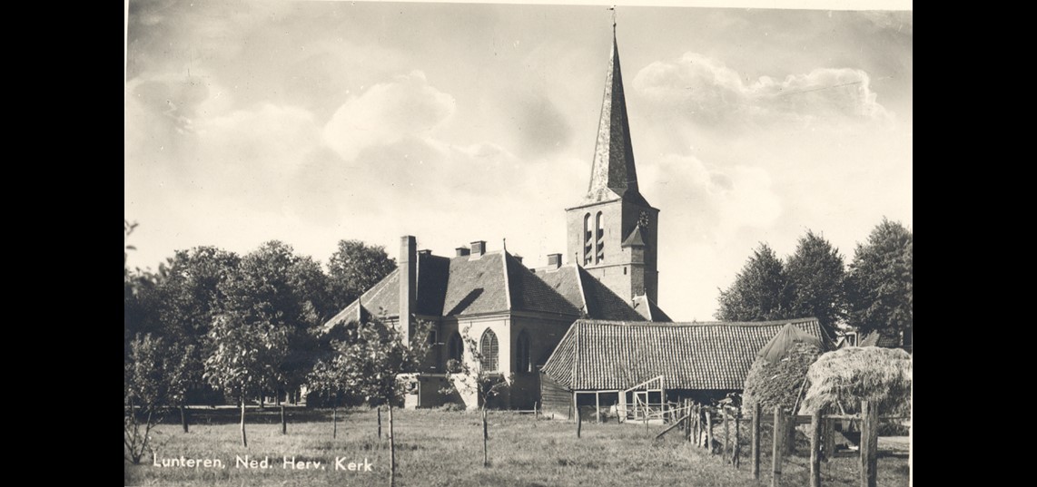 Oude kerk Lunteren. Bron: Collectie Gemeentearchief Ede, nr GA11123