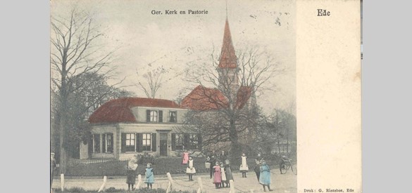 De gereformeerde gemeente ontstaan vanuit een vriendenkring in de Molenstraat, betrok in 1903 de Noorderkerk. Bron: Collectie Gemeentearchief Ede, nr GA30033