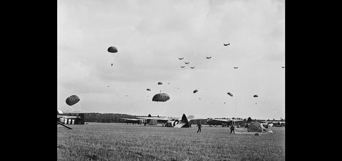 Landing 17 september 1944. Collectie Airborne Museum Hartenstein