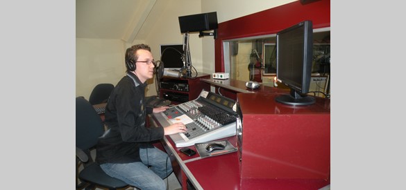 De studio van Radio Nijkerk
