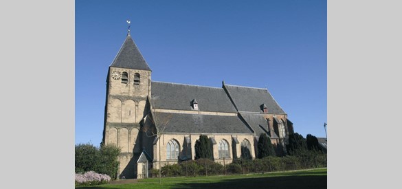 De vroegere Mauritiuskerk te Rheden