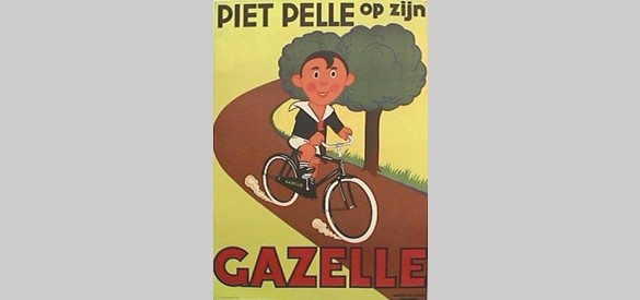 Piet Pelle, van de bekende Gazelle reclamecampagnes en stripboekjes.