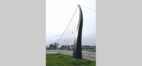 Rotonde en brug, Imboschlaan Dieren, van Tirza Verrips