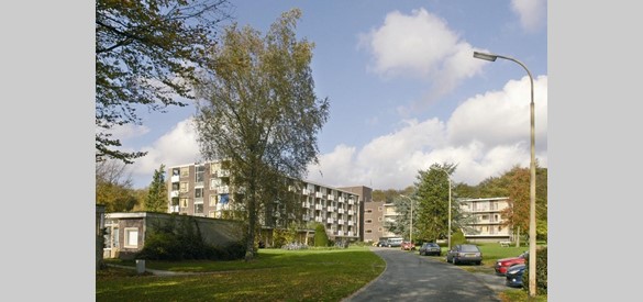 Rhederhof aan de Snippendaalseweg in Rheden, tijdelijk een AZC-locatie.