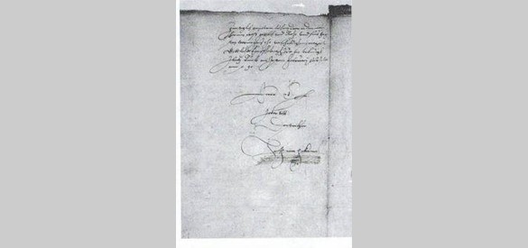 Brief Joost van Heeckeren 1590 blad 2