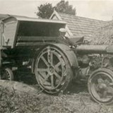 Wolsheimer op oude traktor