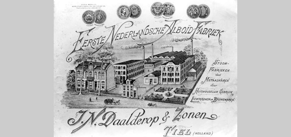 1880 J.N. Daalderop sticht metaalwarenfabriek