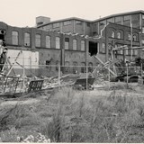 Afbraak van metaalwarenfabriek Daalderop aan de Binnenhoek, jaren tachtig 