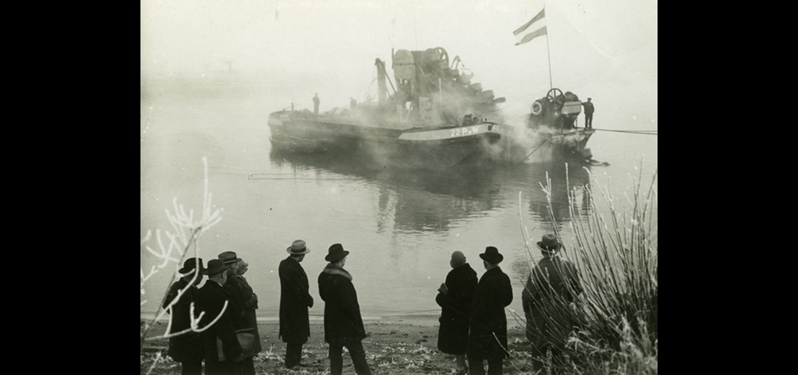 De opening van het Twentekanaal in Zutphen, mei 1936 (Bron: Stedelijk Museum Zutphen)