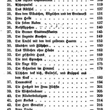 Inhoudsopgave uit 1857, nr. 18 Strohalm, Kohle und Bohne uit Kinder- und Hausmärchen dat werd opgetekend door de gebroeders Grimm