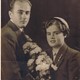 trouwfoto van Dolf en Paula, 27-6-1953