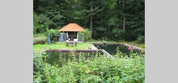 De restauratie van het zwembad uit de jaren '30 is in 2012 voltooid