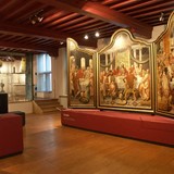 Het drieluik van Jan Deys in het museum 