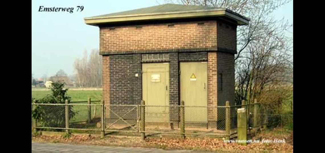 Een elektriciteitshuisje in Oldebroek
