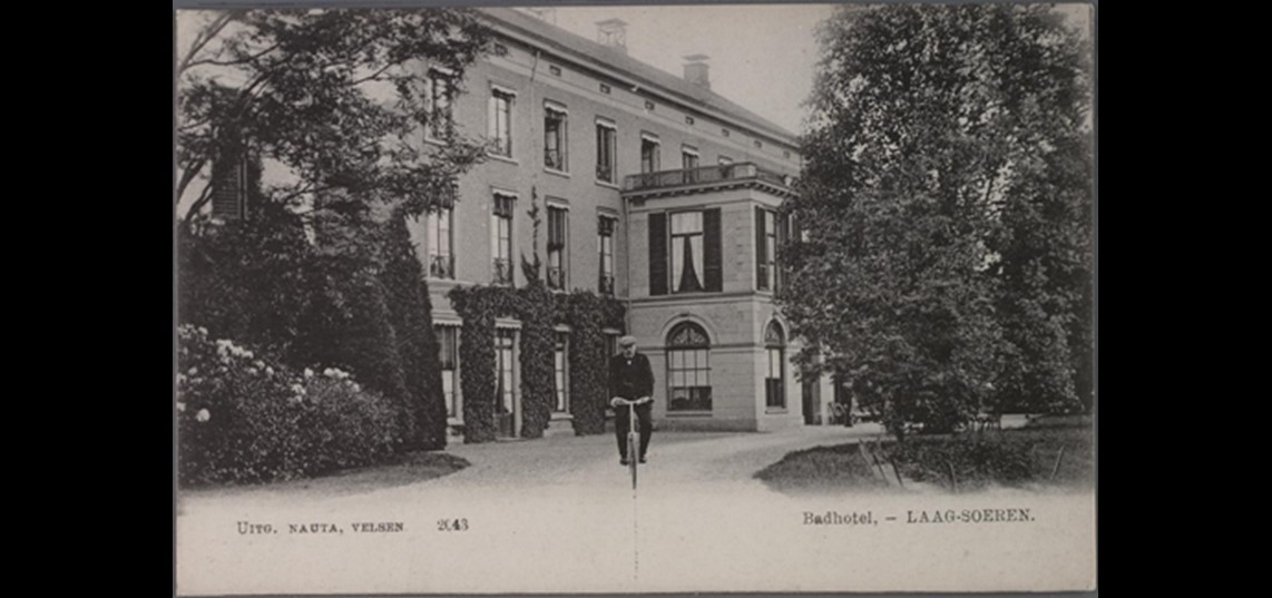 Badhuis Laag-Soeren, waarschijnlijk omstreeks 1920 (Bron: Gelderland in beeld)
