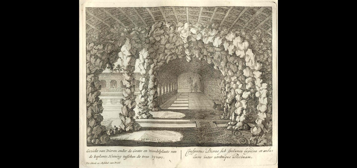 De omvorming van de woeste natuur van de Veluwe in Dieren, eind 17e eeuw. Bron: Huisarchief Twickel