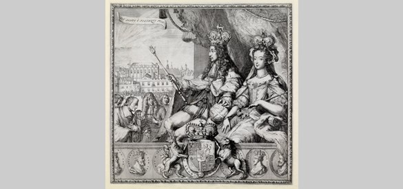 Willem III en Mary II Stuart, het jonge koningspaar. Bron: Archief Paleis Het Loo Nationaal Museum