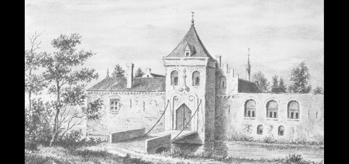 De Rees in Leuvenheim, ca. 1740 (Bron: Oudheidkundige Vereniging 'De Marke')