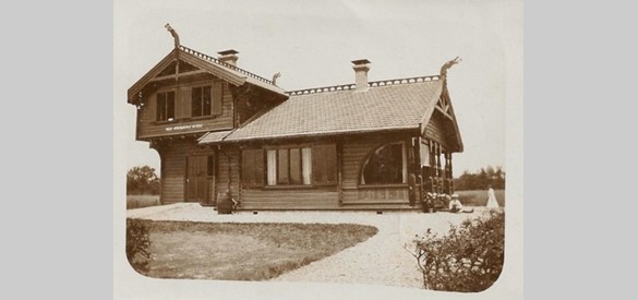 Het huis bij de bouw in 1913 (Bron: Het Noorsche Huis)