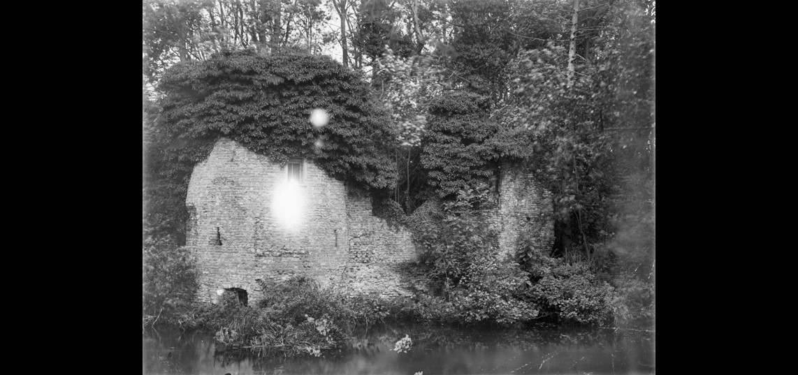 Overblijfselen van het kasteel  Brakel (Bron: RCE)