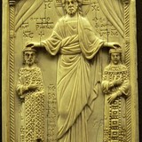 Otto II and Theophano gekroond door Christus (Bron: Wikimedia, foto: 'Clio20')