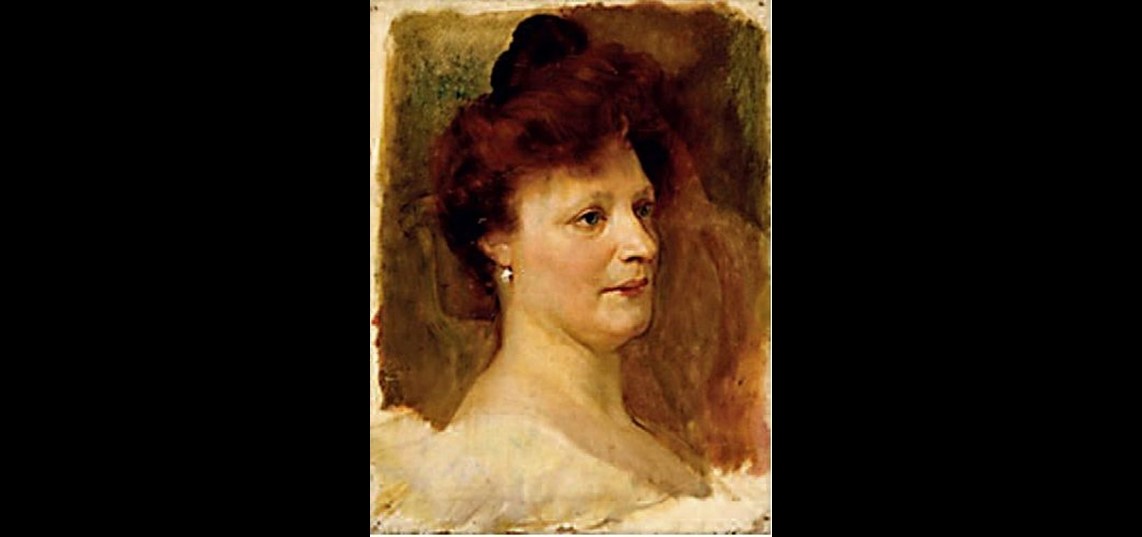 Portretstudie van Theo Mann-Bouwmeester door Pieter Josselin de Jong uit 1900. Collectie TIN. (Theater Instituut Nederland)