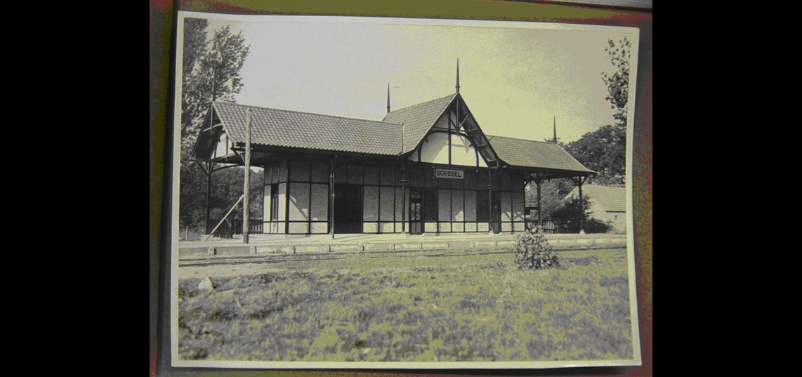 Oude foto van het station