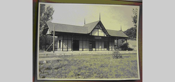 Oude foto van het station